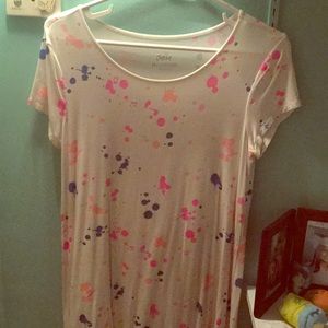 Paint- Splattered Flow top